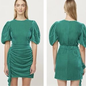 RHODE Green Mini Dress